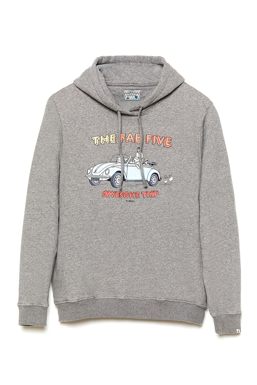 Sudadera Wolks David Sanchez Mid Grey Melange 01 Sudadera Wolks David Sanchez Mid Grey Melange 01