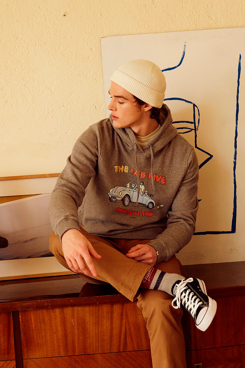 Sudadera Wolks David Sanchez Mid Grey Melange 06 Sudadera Wolks David Sanchez Mid Grey Melange 06