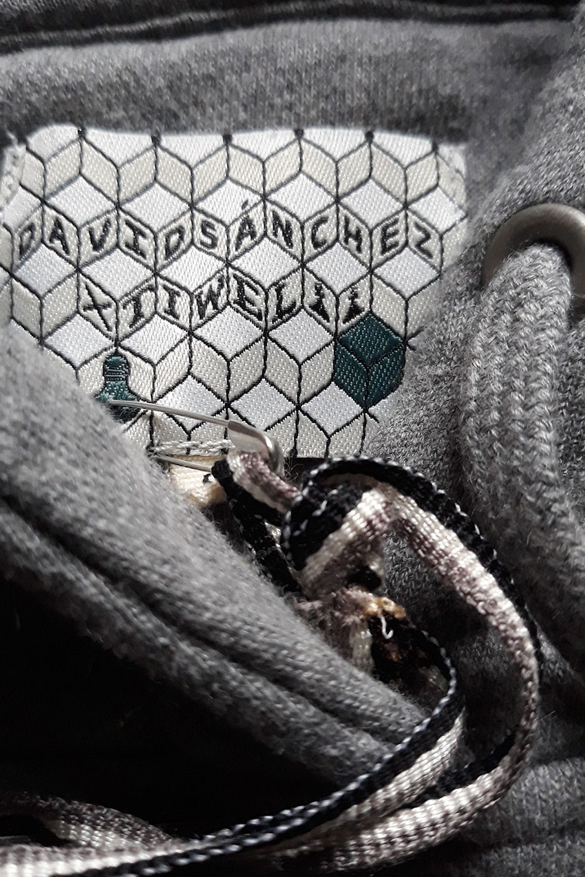 Sudadera Wolks David Sanchez Mid Grey Melange 09 Sudadera Wolks David Sanchez Mid Grey Melange 09