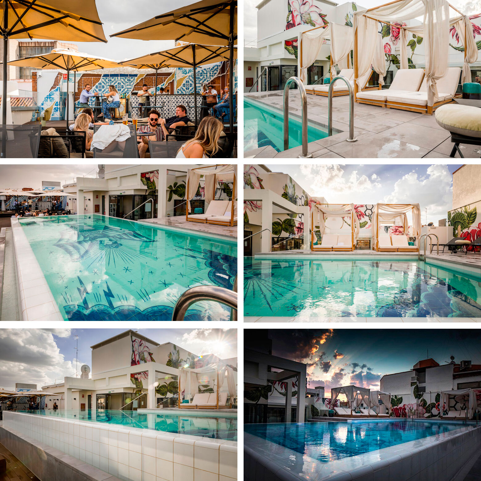 TERRAZA NYX piscina del Hotel azotea