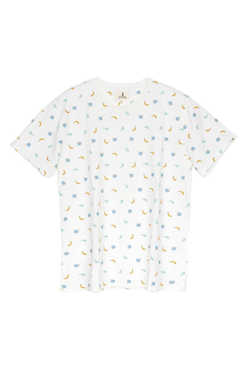 Tiwel Camiseta Salad off white 01