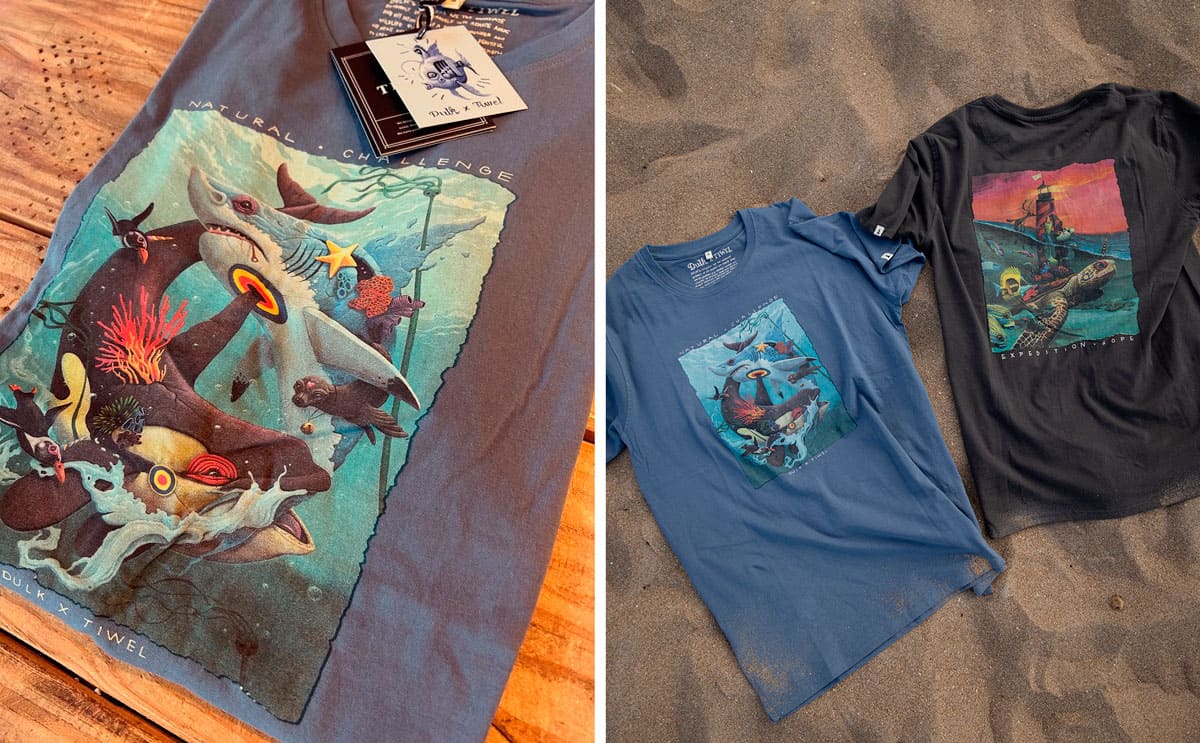 camisetas dulk proteccion oceanos ecosistemas animales peligro extincion