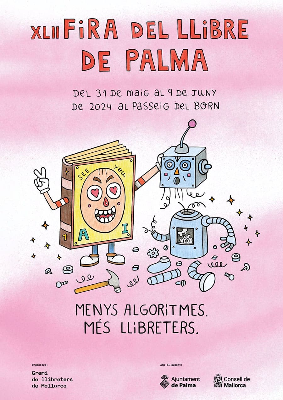 cartel-albert-pinya-fira-del-llivre de Palma
