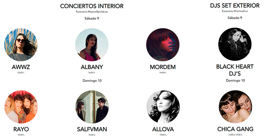 conciertos mercado de diseno matadero Femme Creators