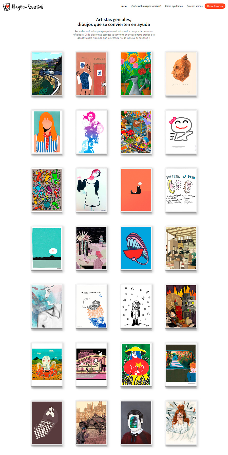 dibujos por sonrisas artistas