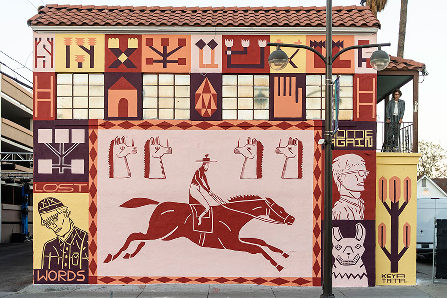 mural Keya Tama color Africa