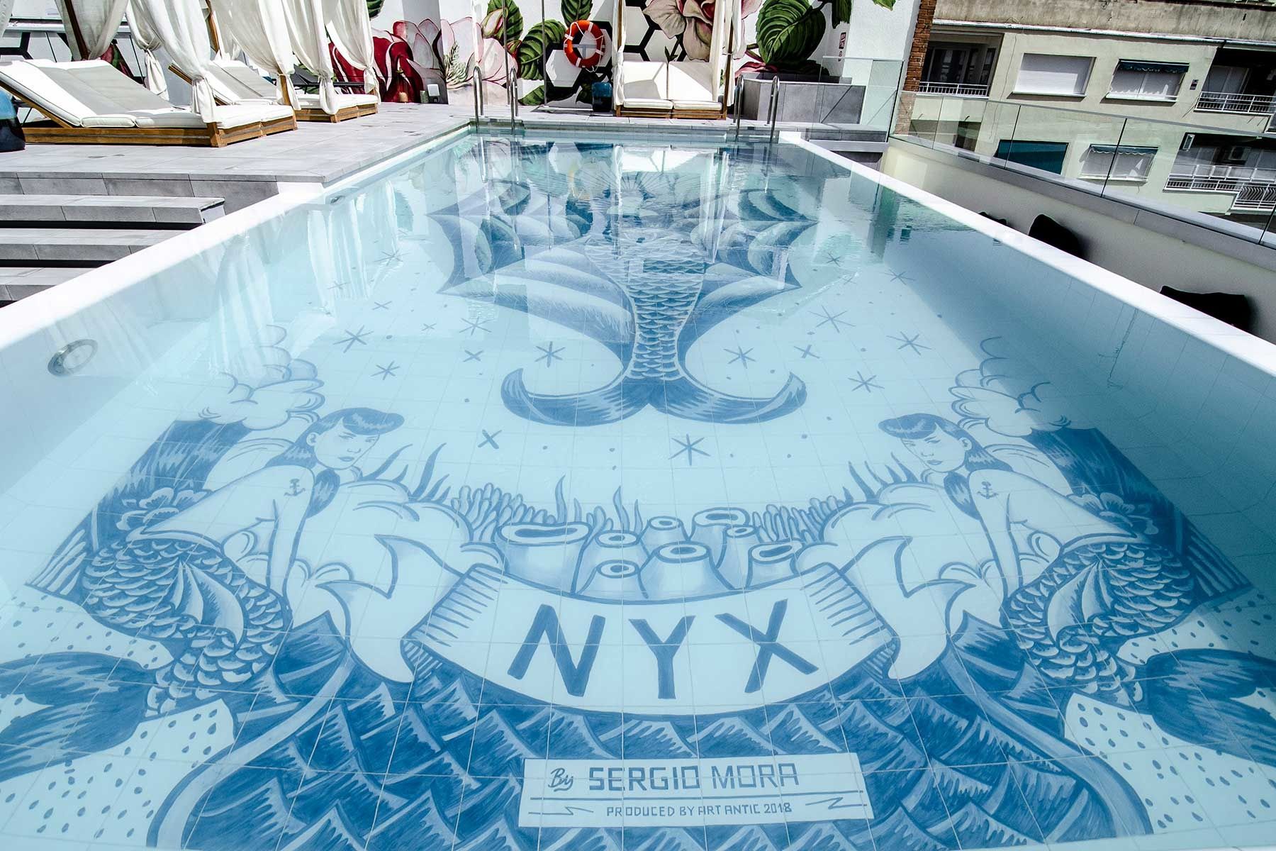 piscina roodtop nyx hotel madrid
