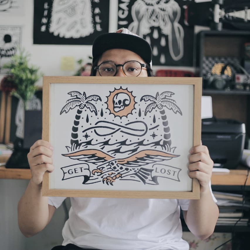 sequence Indonesian artist